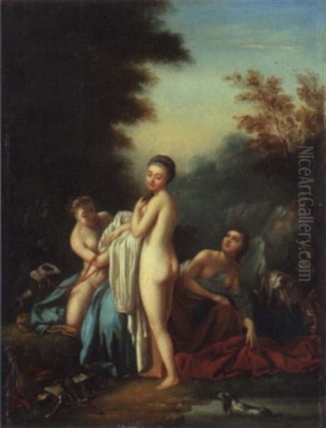 Jagdgottin Diana Nach Dem Bade - view 1
