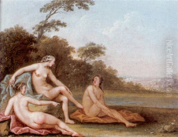 Nymphs Bathing - view 1