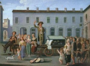 Fiesta En Paris by Jacques Sebastien Le Clerc