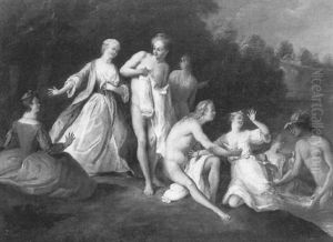 La Baignade by Jacques Sebastien Le Clerc