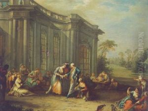 La Visite Du Sultan, Turquerie by Jacques Sebastien Le Clerc