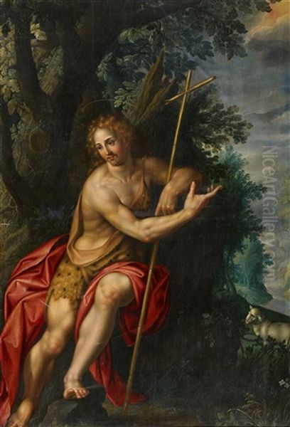 John The Baptist In A Landscape - view 1