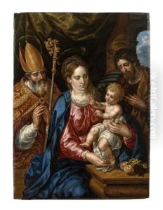 La Sainte Famille Avec Saint Augustin