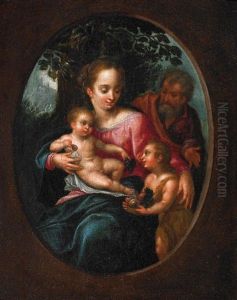 Heilige Familie Mit Dem Johannesknaben