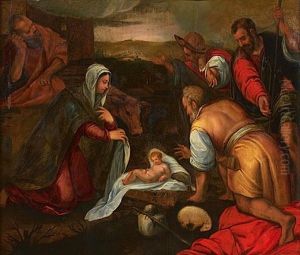 L'adoration Des Bergers by Hendrick De Clerck