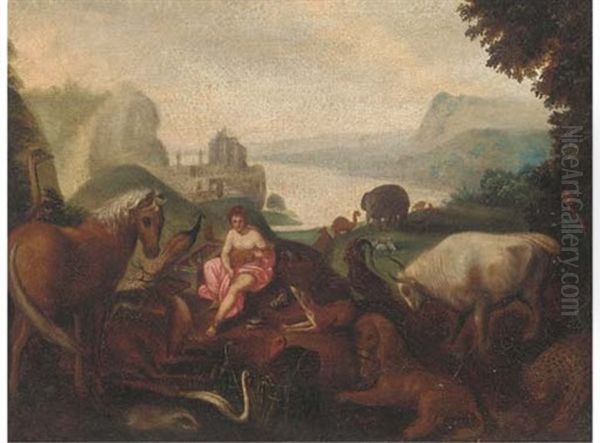 Orpheus Charming The Animals - view 1