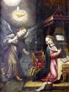 L'annonciation by Hendrick De Clerck