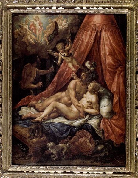 Mars Et Sa Fiancee Surpris Par Apollon - view 1