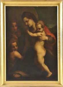 La Vierge A L'enfant Avec Saint Jean-baptiste by Andrea Del Sarto
