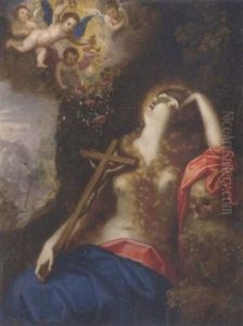 The Magdalen In Ecstasy by Hendrick De Clerck