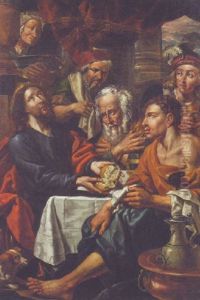 The Supper At Emmaus by Hendrick De Clerck