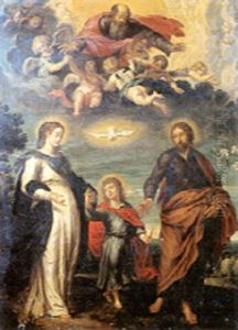 Le Retour De La Sainte Famille D'egypte by Hendrick De Clerck