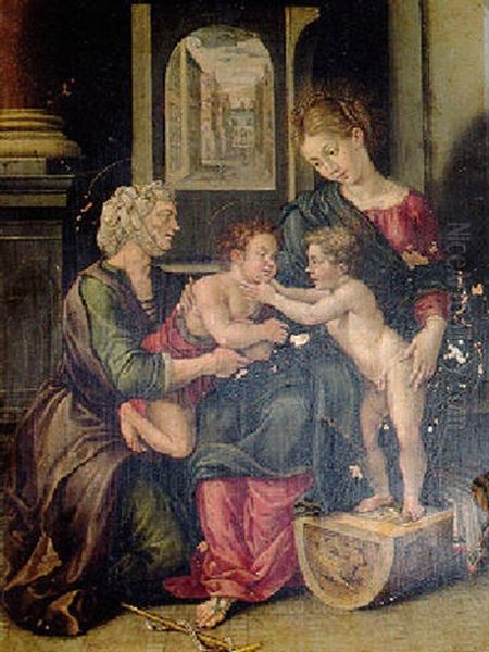 The Virgin And Child With The Infant Saint John The Baptist And Saint Anne - view 1