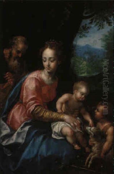 The Holy Family With The Infant Saint John The Baptist - view 1