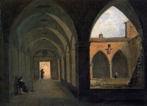 Interieur Du Cloitre De La Chartreuse De Villeneuve Les Avignon