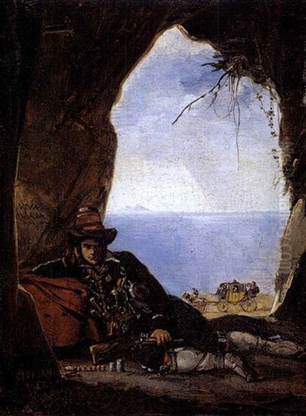 Bandito In Una Grotta In Riva Al Mare - view 1