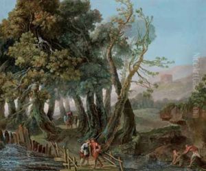 Paesaggio by Charles-Louis Clerisseau
