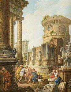 Caprice Architectural Romain by Charles-Louis Clerisseau