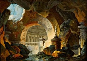 Grotte by Charles-Louis Clerisseau