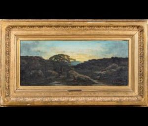 Les Gorges De Franchart by Jean-Baptiste Clesinger
