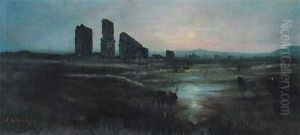 Landscape With Cows by Jean-Baptiste Clesinger