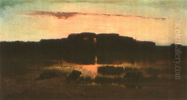 Campagna-landschaft Mit Kuhen - view 1