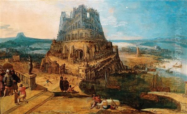 Weite Landschaft Mit Dem Turmbau Zu Babel - view 1