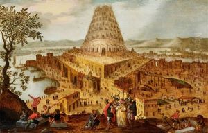 King Nimrod Before The Tower Of Babel