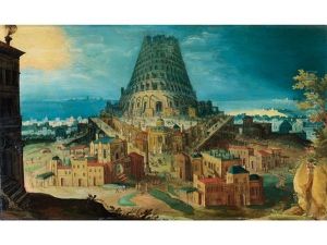 Der Turmbau Zu Babel by Hendrick van Cleve III