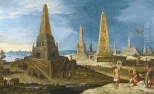 Nimrod Amongst The Monuments by Hendrick van Cleve III