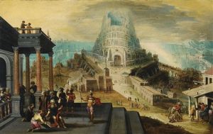 La Tour De Babel by Hendrick van Cleve III