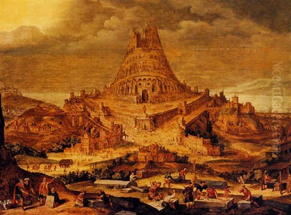 The Building Of The Tower Of Babel - view 1