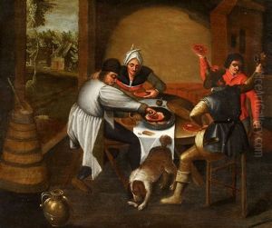 Peasants Feeding Spanish Soldiers