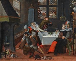 A Guardroom Interior With Mixed Company thumbnail