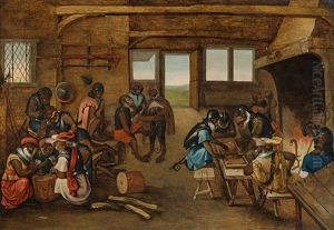 Monkeys In A Guardroom