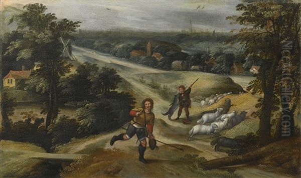 The Parable Of The Good Shepherd And The Hireling - view 1