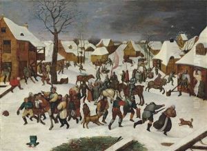 The Massacre Of The Innocents by Marten van Cleve the Elder