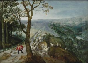 The Good Shepherd by Marten van Cleve the Elder