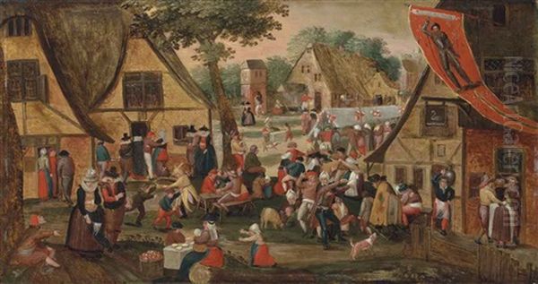 A Village Kermesse - view 1