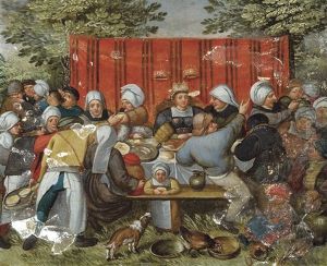 Le Mariage Champetre by Marten van Cleve the Elder