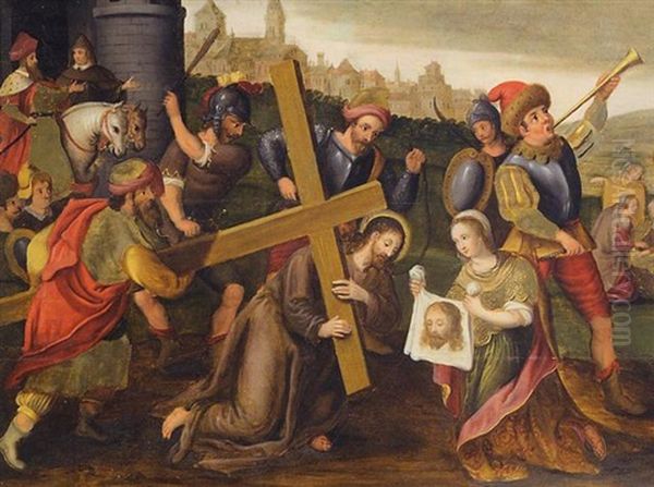 Christ On The Way To Calvary With Saint Veronica - view 1