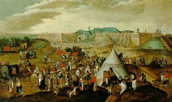 The Dismantling Of The Citadel Of Antwerp In 1577 - view 1