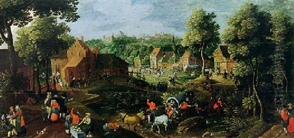 A Village Kermesse - view 1