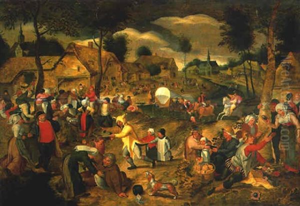 A Village Kermesse - view 1