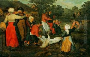 Les Quatres Saisons by Marten van Cleve the Elder