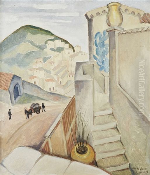 Sydfranskt Landskap - Cagnes - view 1
