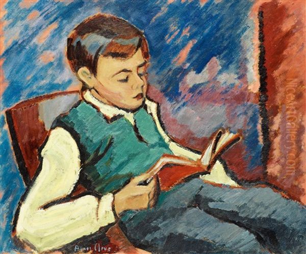 Lasande Gosse (mysig Stund) - view 1