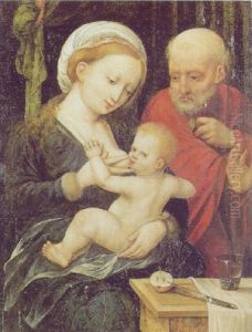 The Holy Family by Cornelis van Cleve
