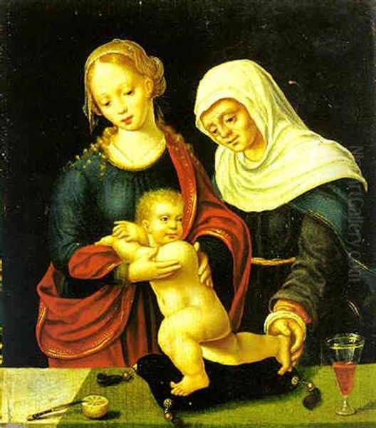Virgin And Child With Saint Anne - view 1