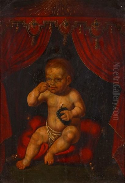 The Christ Child Eating Grapes - view 1